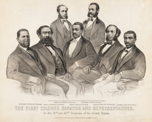 First Colored Senator and Representatives