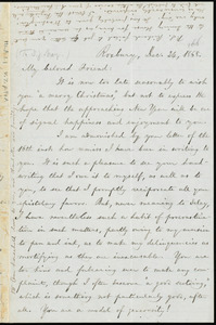 Letter from William Lloyd Garrison, Roxbury, [Mass.], to Samuel Joseph May, Dec. 24, 1868