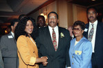 Willie and Evelina Williams posing with others, Los Angeles, 1992