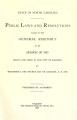 Public laws and resolutions passed by the General Assembly at its session of ...[1933] Laws, etc.; Public laws and resolutions passed by the General Assembly at its extra session of...