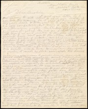 Letter to] Dear Caroline [manuscript