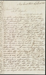 Letter to] Esteemed Friend, M. W. Chapman [manuscript