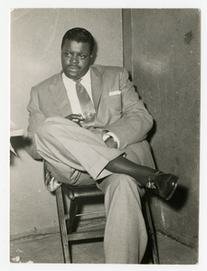 Oscar Peterson, undated.] [black-and-white photoprint