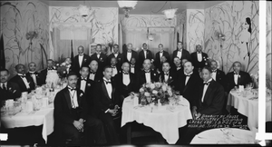 Banquet by House Committee, Columbia Lodge #85, I.B.P.O.E. of W. [Improved, Benevolent, Protective Order of Elks of the World] Wash. D.C., Sept. 28 '29 [acetate film photonegative, banquet camera format.]