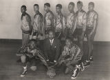 Boys' basketball team at either the Alabama State Laboratory High School or Alabama State College for Negroes in Montgomery, Alabama