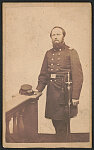 [Surgeon Yorick Gordon Hurd of 48th Massachusetts Infantry Regiment in uniform with model 1840 Medical Staff sword]