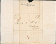 Letter to] Rev. A. A. Phelps, Dear Sir [manuscript