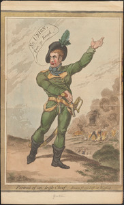 Portrait of an Irish chief, drawn from life at Wexford