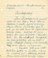 Fumiko Inashima essay titled "Thanksgiving" written for her English school class at George Washington Junior High School, Seattle, November 24, 1941