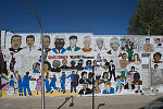 Mural painted by Wardell McClain, artist, Sponsored by Sims Barbershop, Champlain Ave. at 47th St., Chicago, 2016