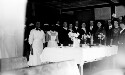 Cooking Class serving lunch to white visitors. County Industrial School