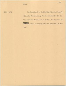 News Script: Civil Rights Act violation