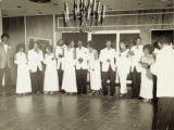 Group photograph at a formal event