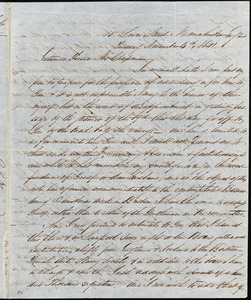 Letter from Charles Lenox Remond, Manchester, [England], to Maria Weston Chapman, 1841 November 16