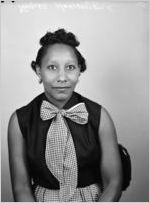 Myrtis Hammonds, Cafeteria. Portrait photograph made for the Fulton National Bank of Atlanta, September 15, 1955