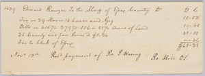 Record of taxes on property, including enslaved persons, owned by John Rouzee