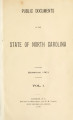 Public documents of the State of North Carolina [1901 v.1]