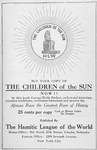 The Children of the Sun; Published by The Hamitic League of the World