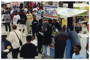 Mario Salas Booth During Martin Luther King March