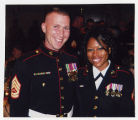 Photograph of Tavia Brightwell at the Marine Corps Ball, 2010