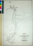 Map of the Sacramento Valley Railroad from the City of Sacramento To the crossing of the American River at Negro Bar, Sac. Co