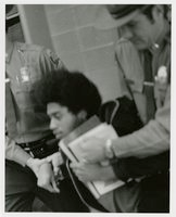 Black student protest in Wilbur Cross Library
