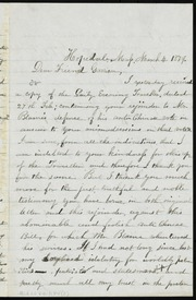 Letter to] Dear Friend Garrison [manuscript