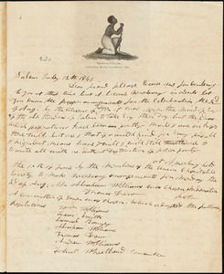 Letter from William Williams, Salem, [Massachusetts], to William Lloyd Garrison, 1841 July 12th