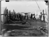 African American laborers' camp on the exposition grounds