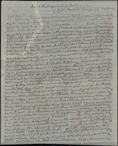 Letter from Francis Bishop, Liverpool, [England], to Mary Anne Estlin, 1854 Aug[ust] 27