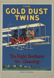 The Gold Dust Twins: The Right Brothers for Cleaning. [Print advertising.]