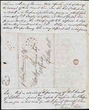 Letter to] My Dear Sir [manuscript