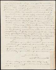 Letter to] Rev. A A Phelps, Dear Sir [manuscript