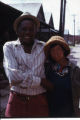 James "Son" Thomas, Leland, Mississippi and Yale. Archie Green and Ray Lum, festival in Washington, D.C. 1974. (Son Thomas and Archie Green)