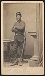 Thumbnail for [Unidentified soldier of 1st Massachusetts Cavalry Regiment in Union uniform with sword]