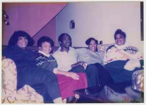 Photograph of Barbara Freeman Cooper and her siblings, circa 1980s