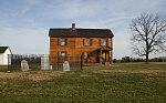 View of the "Henry House" and surroundings on Henry's House Hill at Manassas National Battlefield Park outside Manassas, Virginia, the site of two dramatic battles of the American Civil War of the 1860s, First and Second Manassas, or what the rebel Confederate Forces called the Battles of Bull Run