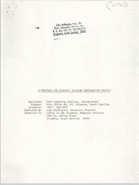 "A Proposal For Historic Building Restoration Project"