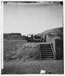 Charleston, South Carolina (vicinity). Interior of Fort Putnam on Morris Island
