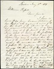 Letter to] William Bassett, Dear friend [manuscript