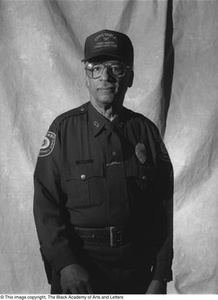 Constable Lonnell E. Cooper standing for portrait