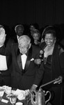 Dr. H. Claude Hudson and Myrlie Evers, NAACP Awards Dinner, Los Angeles, 1986