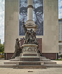 Peoria's Civil War Memorial also known as the Soldiers and Sailors Monument in downtown Peoria, Illinois