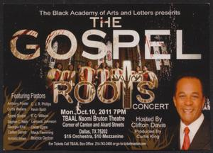 Flyer: The Gospel Roots