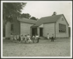 Students playing outside Judge Smith School in Charleston County