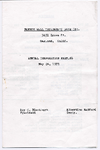 Fannie Wall Children's Home and Day Nursery, Inc. annual corporation meeting program