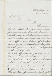 Letter to] Sir [manuscript