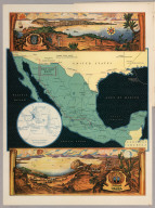 A Map of Mexico. (Views) Azatlan, Sinaloa, and Guaymas, Sonora. A Map of Mexico. Mexico. Views: Azatlan, Sinaloa, and Guaymas, Sonora.
