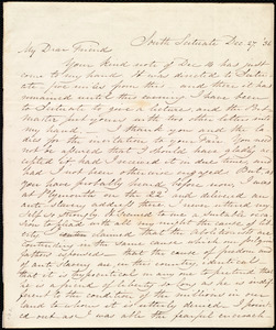 Letter from Samuel Joseph May, South Scituate, [Mass.], to Maria Weston Chapman, Dec. 27, [18]36