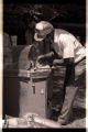 Bud Garrett making marbles